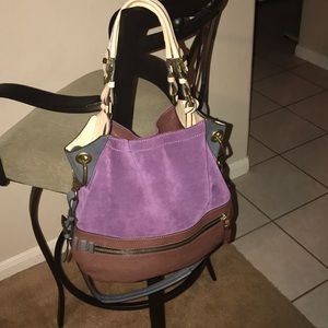 Beautiful Suede and Leather Handbag